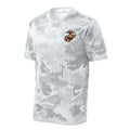Camohex Molten Steel Eagle Globe & Anchor Left Chest Performance T-Shirt