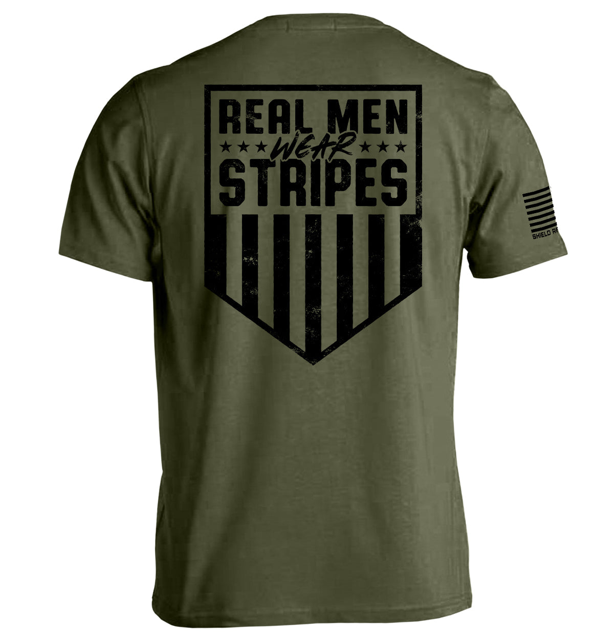 Real Men Wear Stripes (Back Print)