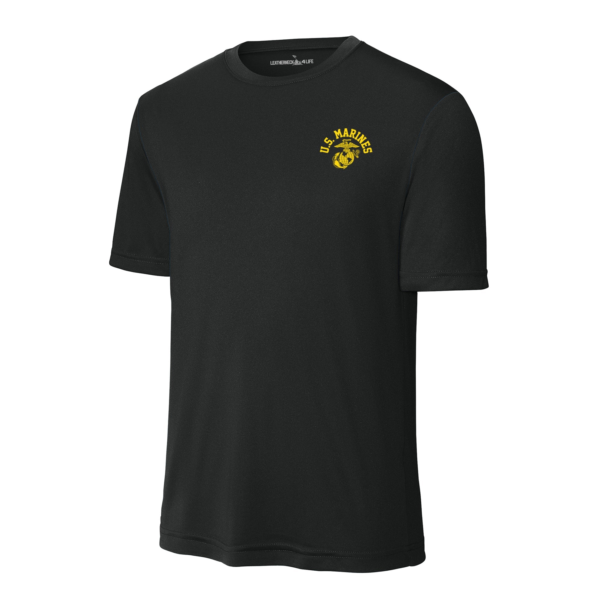 Old School Gold Left Chest Logo Performance T-Shirt