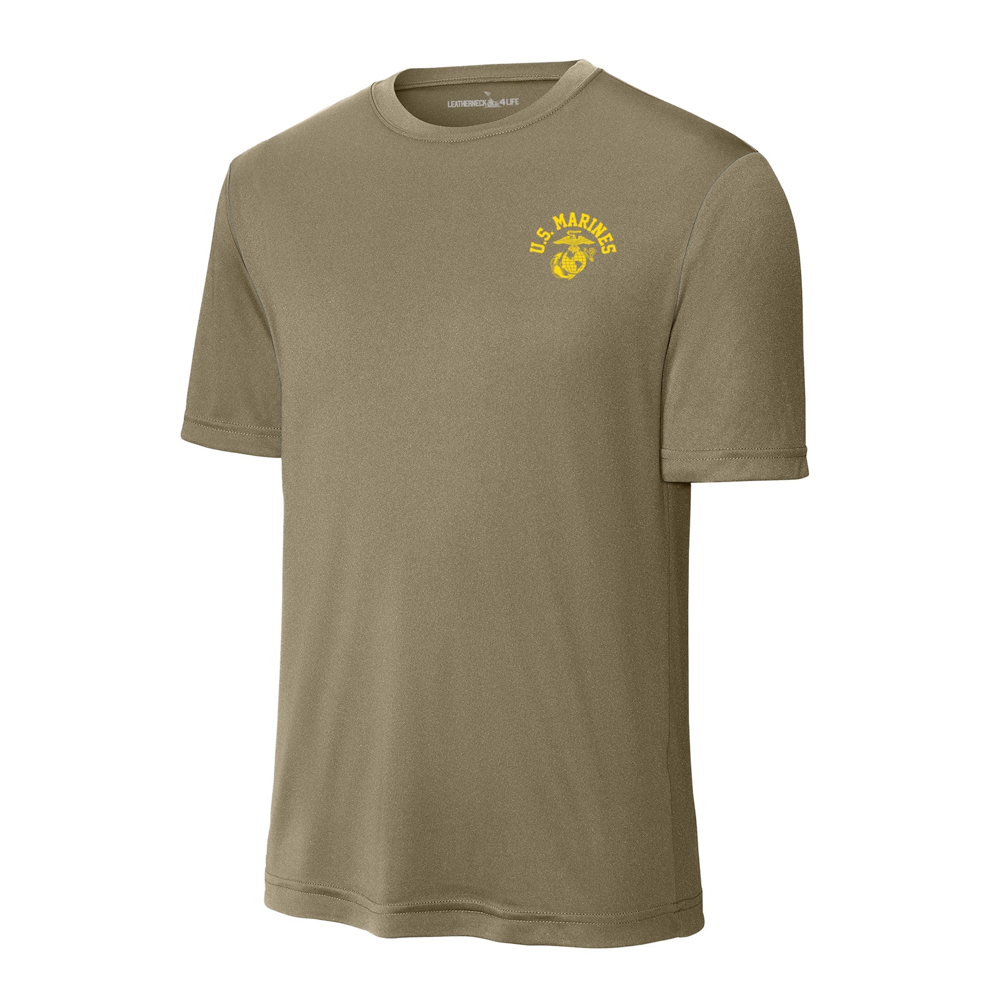 Old School Gold Left Chest Logo Performance T-Shirt