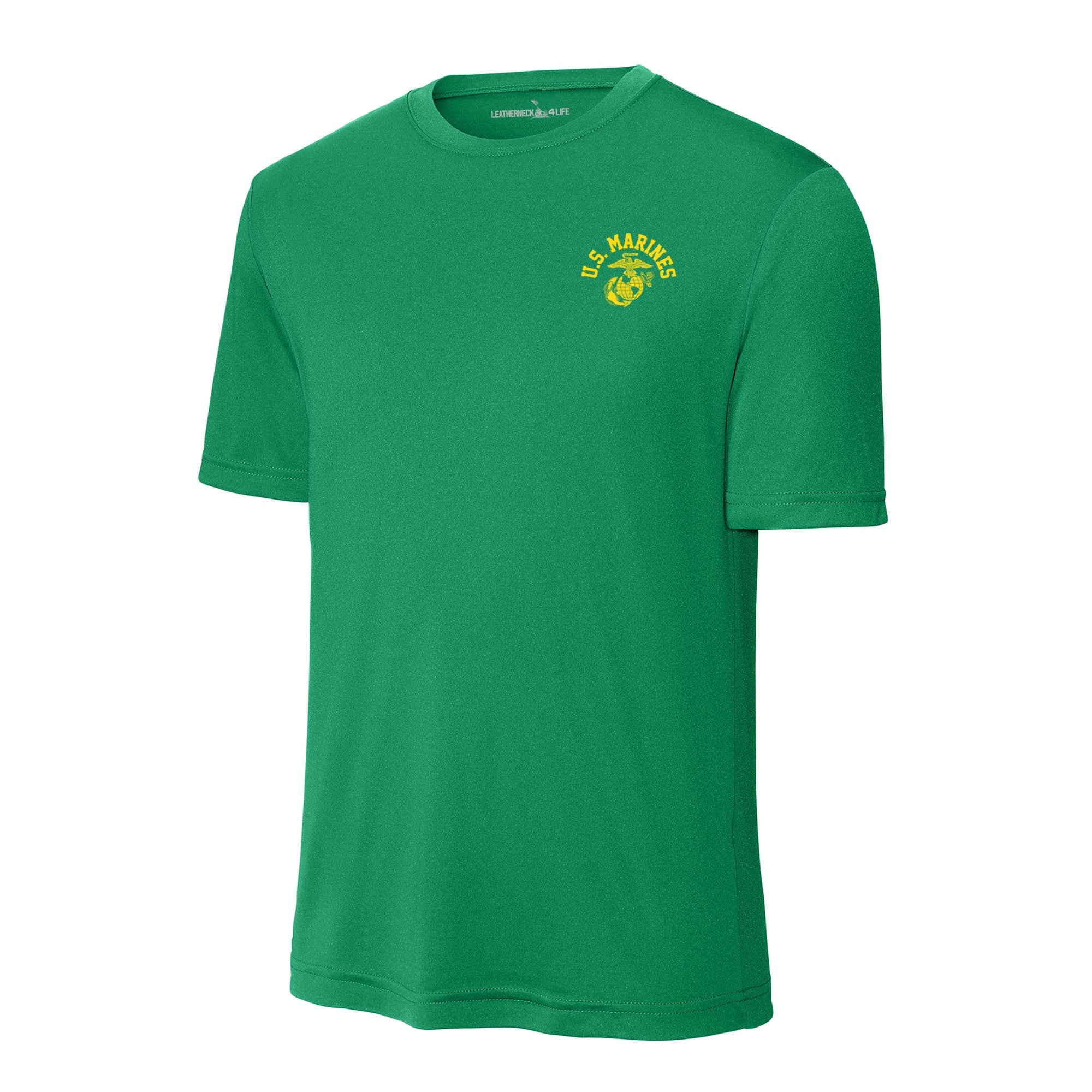 Old School Gold Left Chest Logo Performance T-Shirt