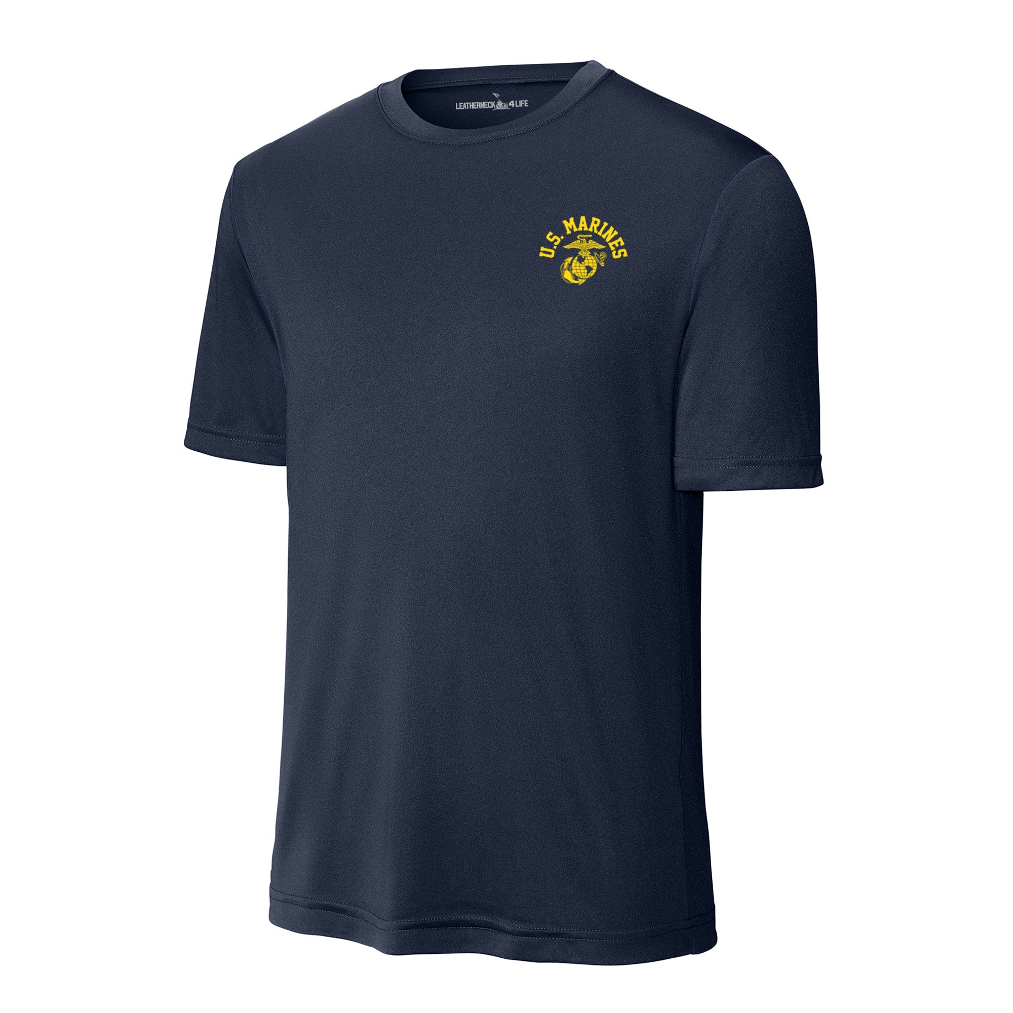 Old School Gold Left Chest Logo Performance T-Shirt