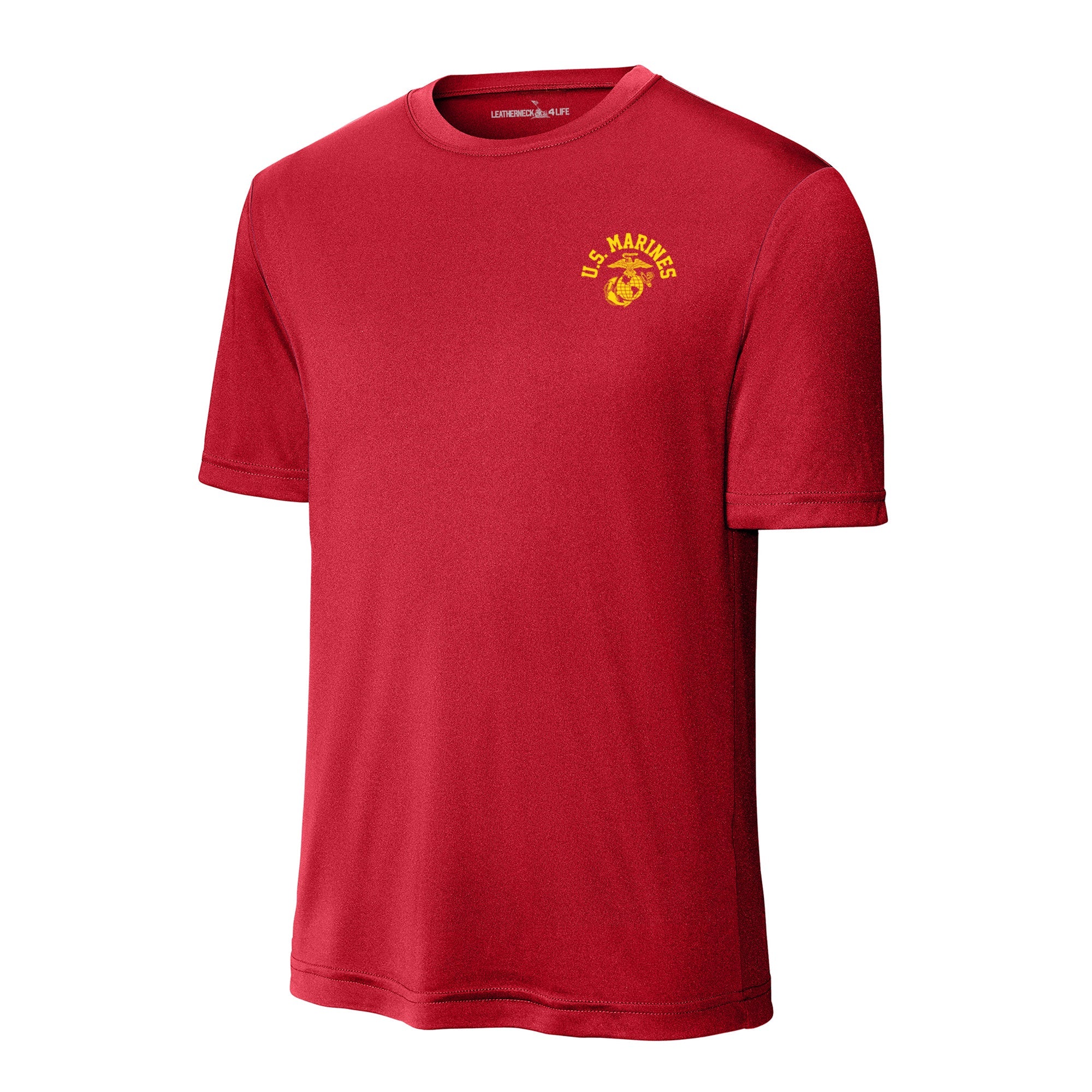 Old School Gold Left Chest Logo Performance T-Shirt