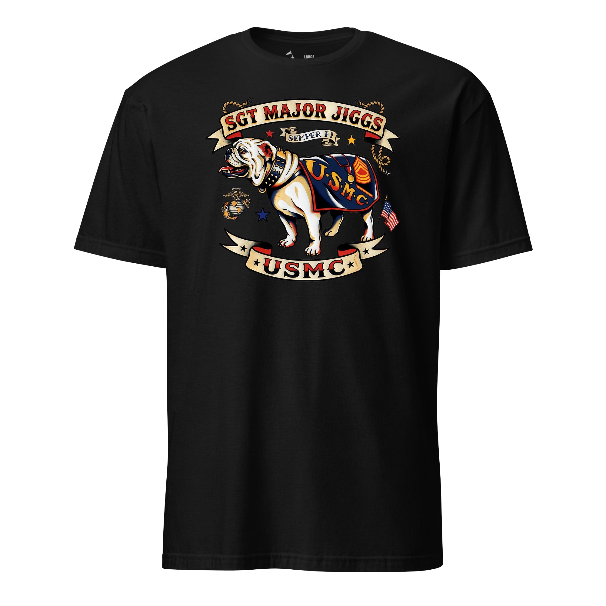 Sgt Major Jiggs Vintage Tattoo T-Shirt