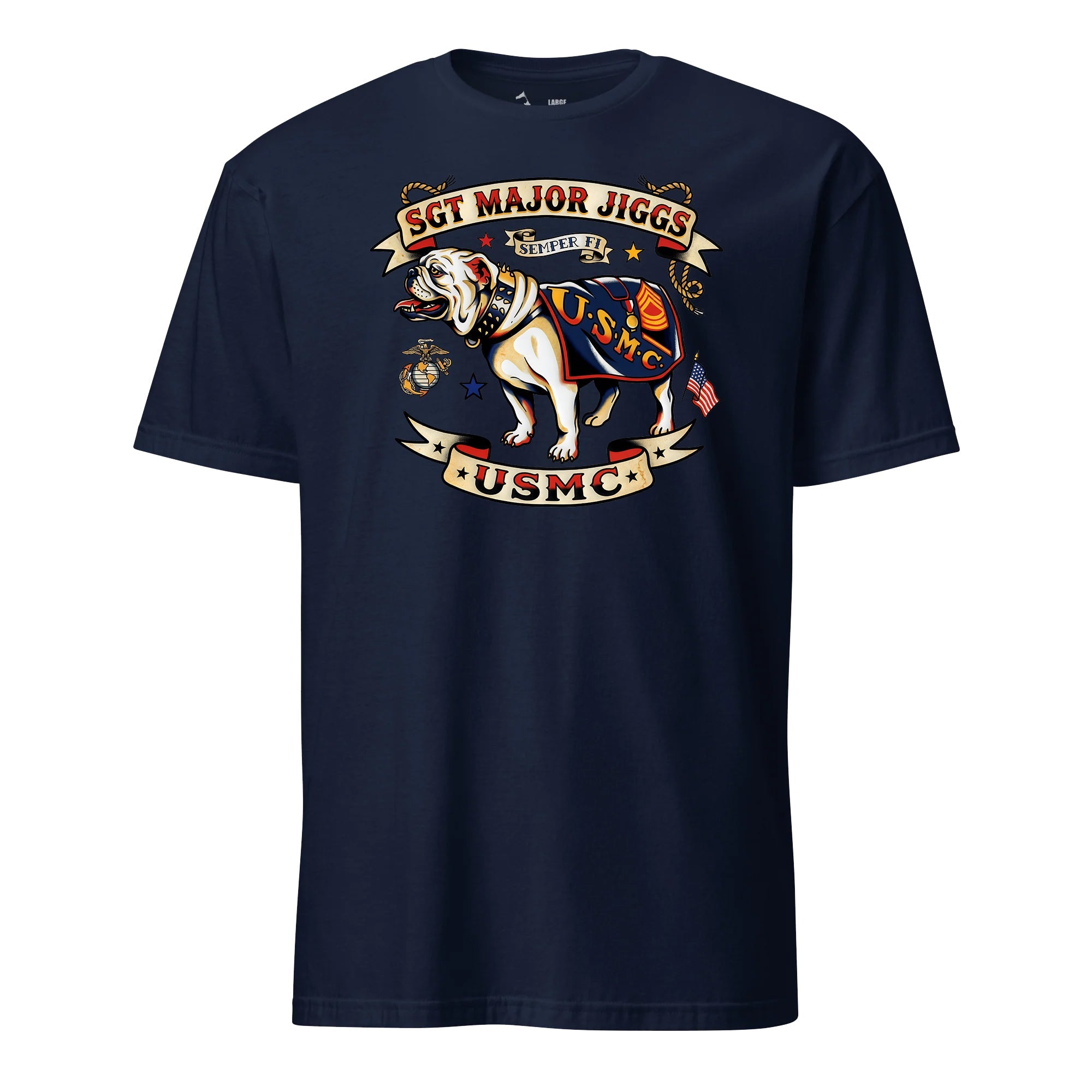 Sgt Major Jiggs Vintage Tattoo T-Shirt