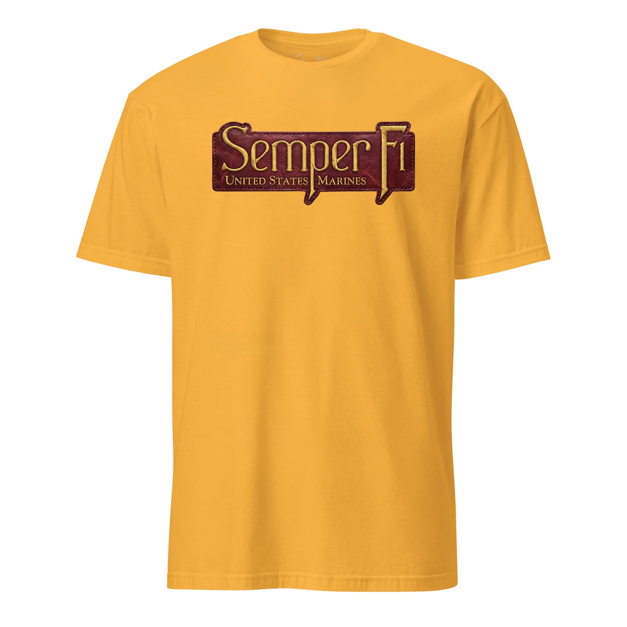 Semper Fi Leather Patch T-Shirt