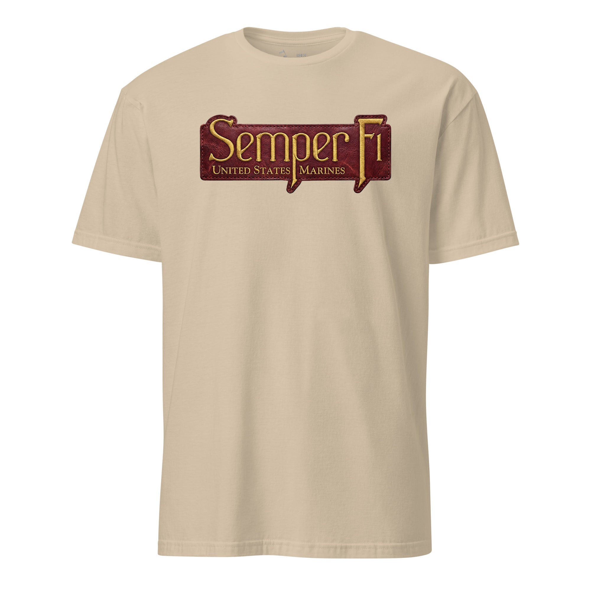 Semper Fi Leather Patch T-Shirt