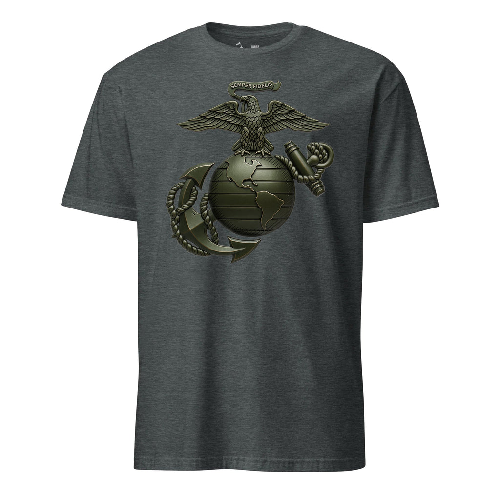 Matte OD Green Eagle Globe & Anchor T-Shirt