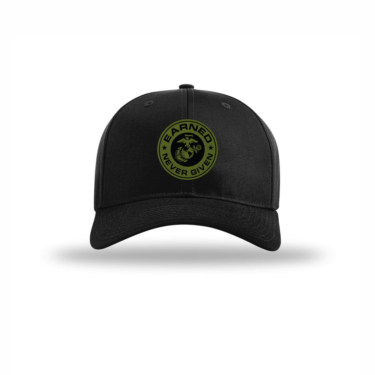 Earned Never Given OD Green Patch Structured Hat