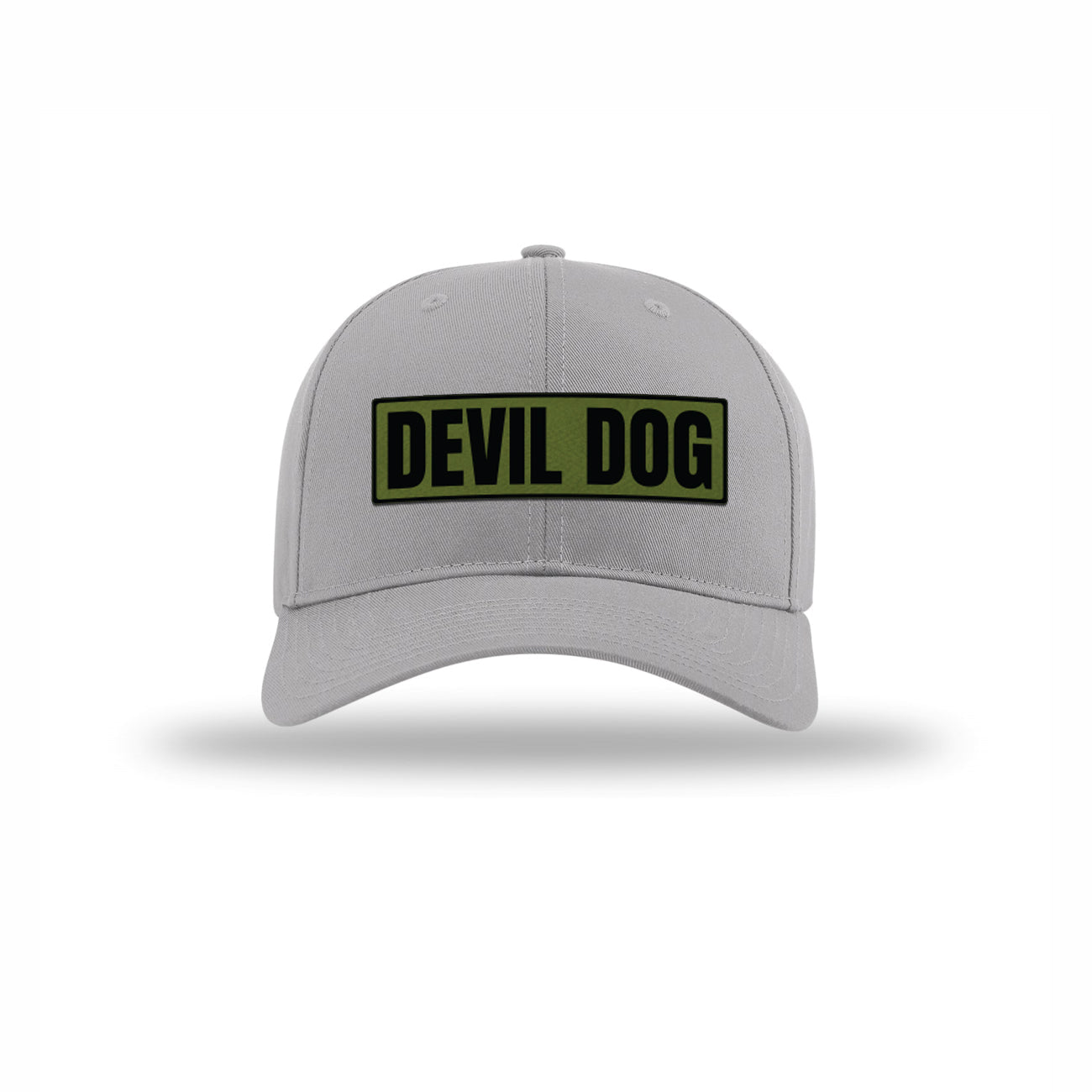 Devil Dog OD Green Patch Structured Hat