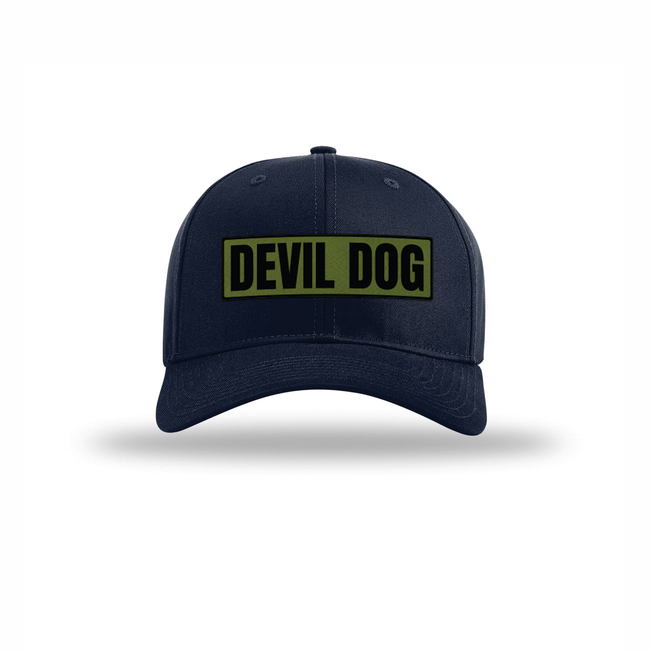 Devil Dog OD Green Patch Structured Hat