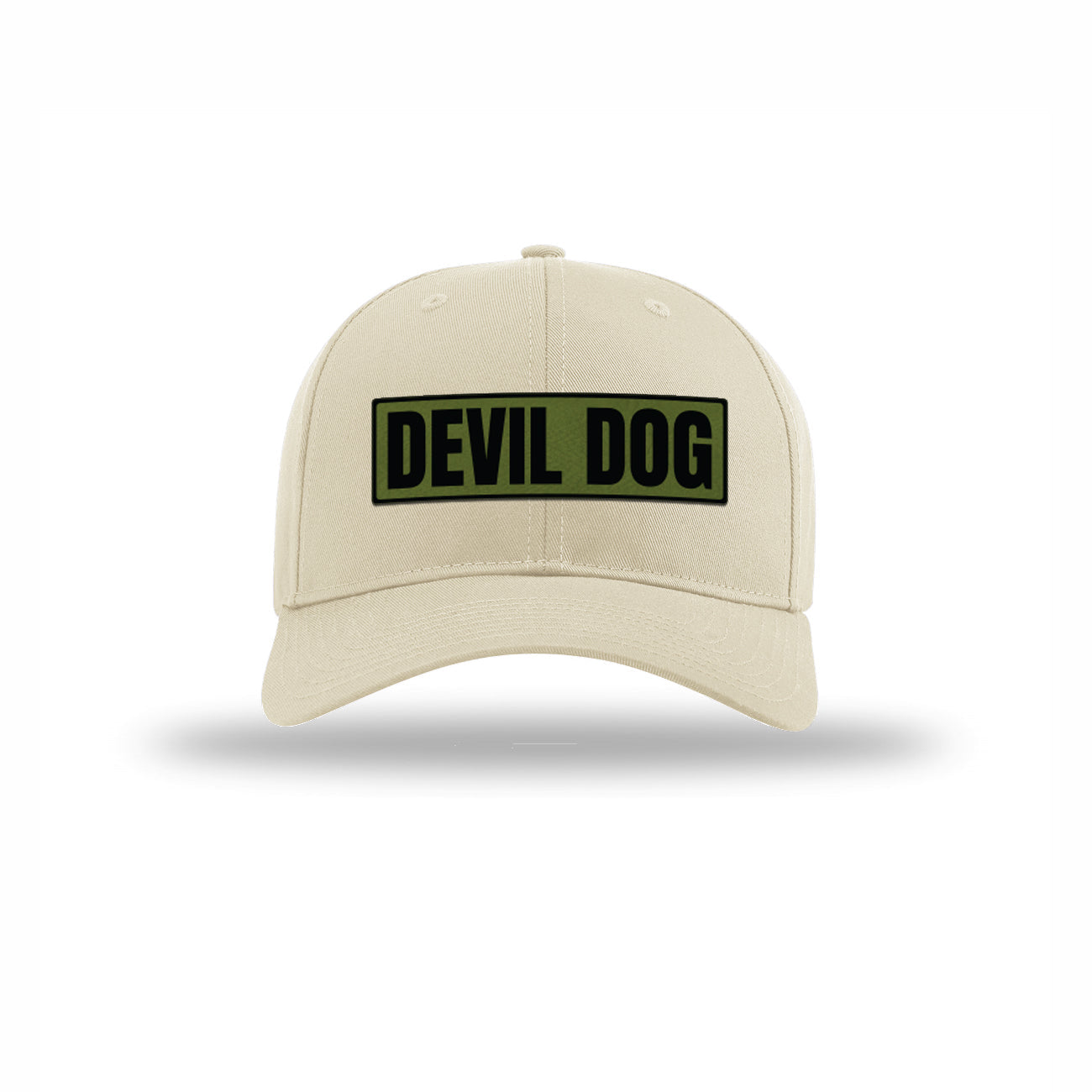 Devil Dog OD Green Patch Structured Hat