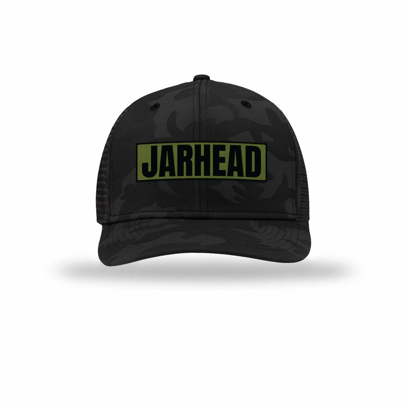 Jarhead OD Green Patch Camo Structured Trucker