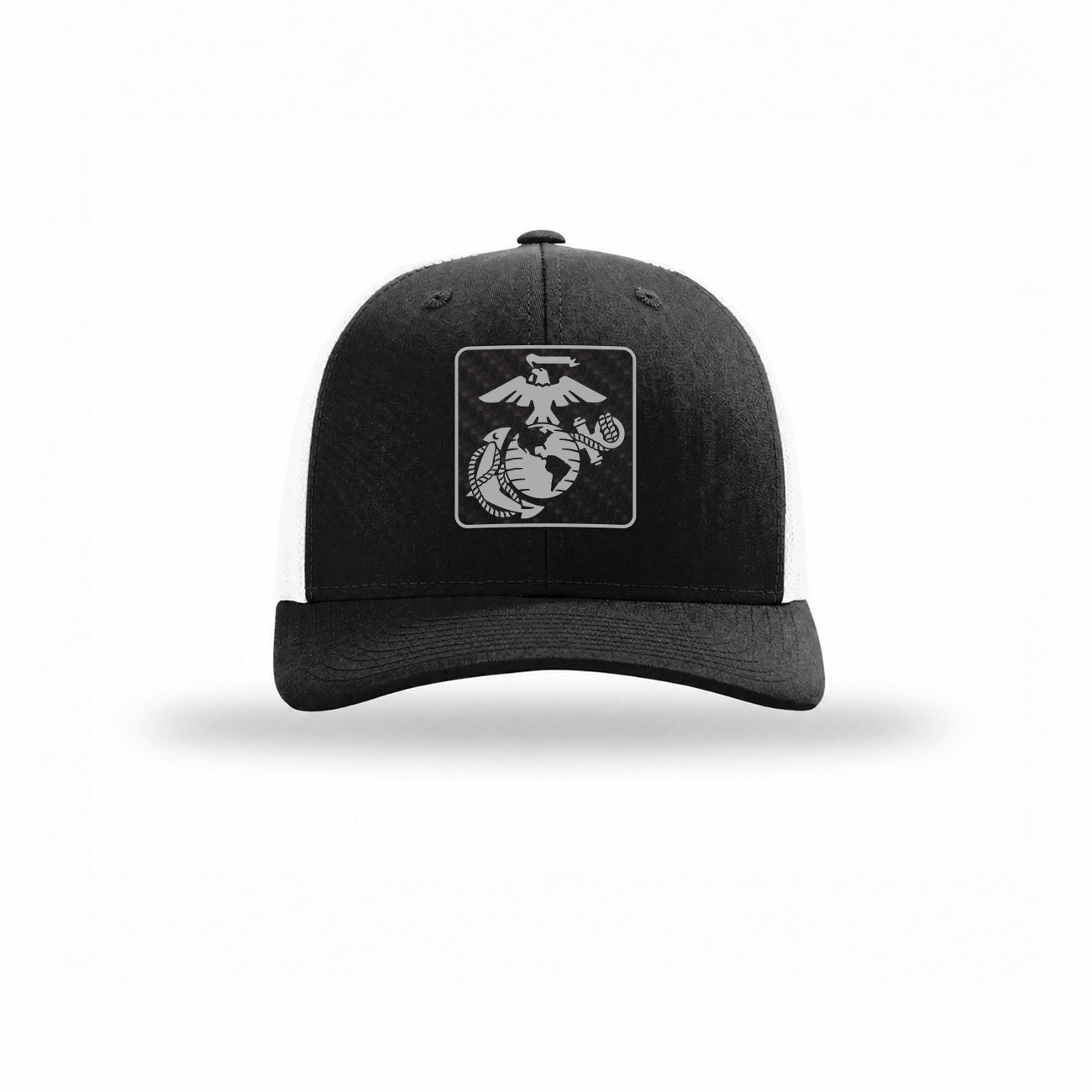 EGA Square Carbon Fiber Patch Structured Trucker