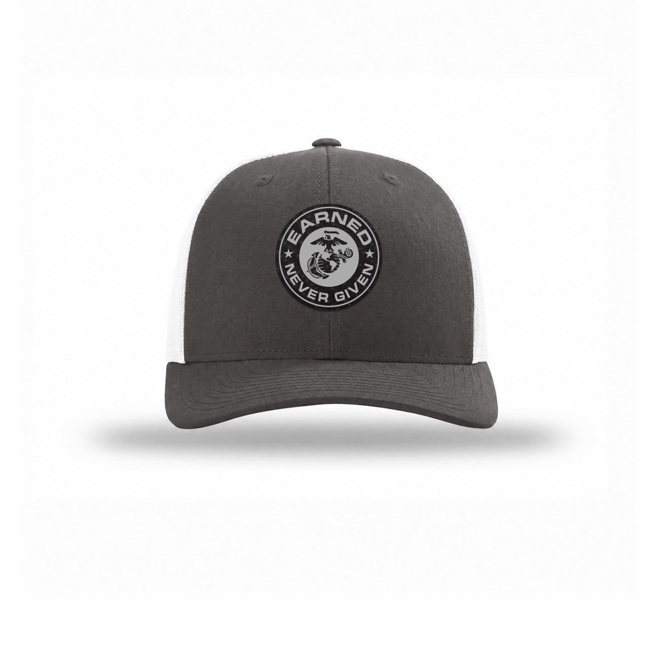 Earned Never Given Carbon Fiber Patch Structured Trucker