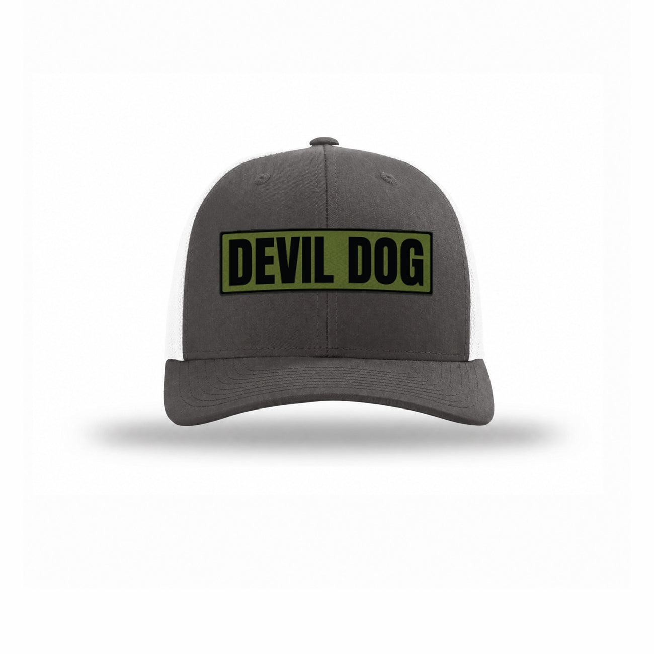 Devil Dog OD Green Patch Structured Trucker