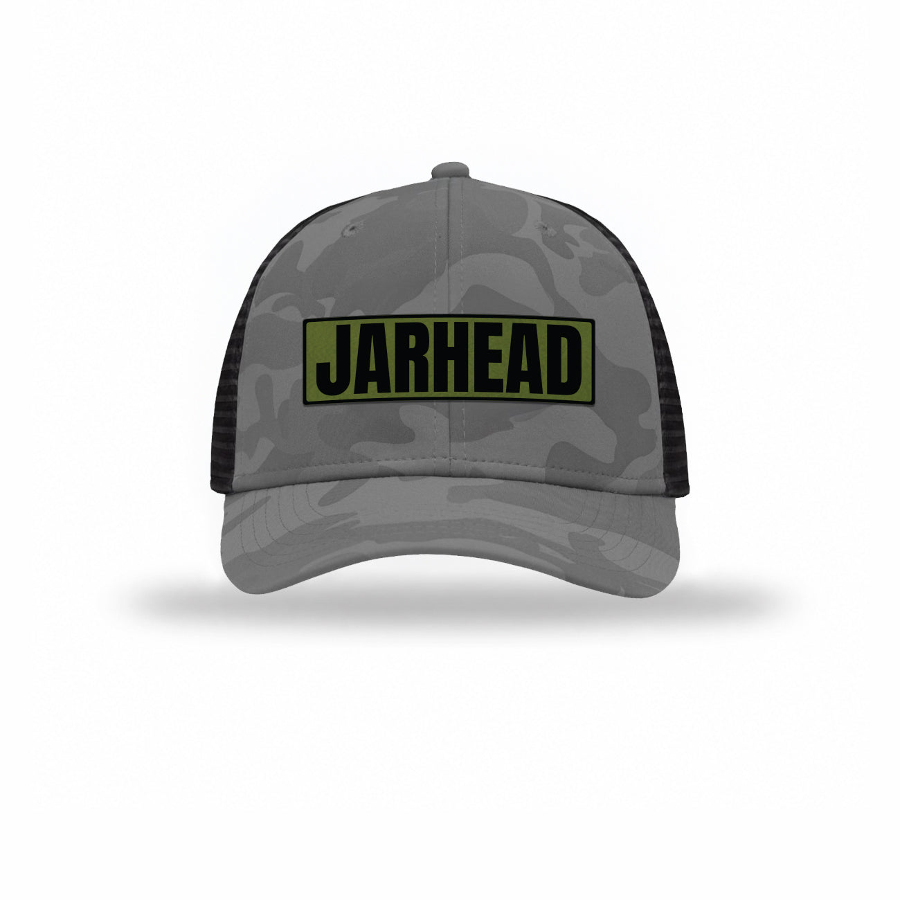 Jarhead OD Green Patch Camo Structured Trucker