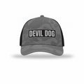 Devil Dog Carbon Fiber Patch Camo Structured Trucker
