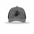 Eagle Globe & Anchor Carbon Fiber Patch Camo Structured Trucker