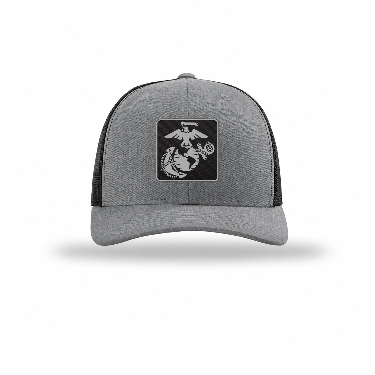 EGA Square Carbon Fiber Patch Structured Trucker