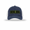 Devil Dog OD Green Patch Camo Structured Trucker