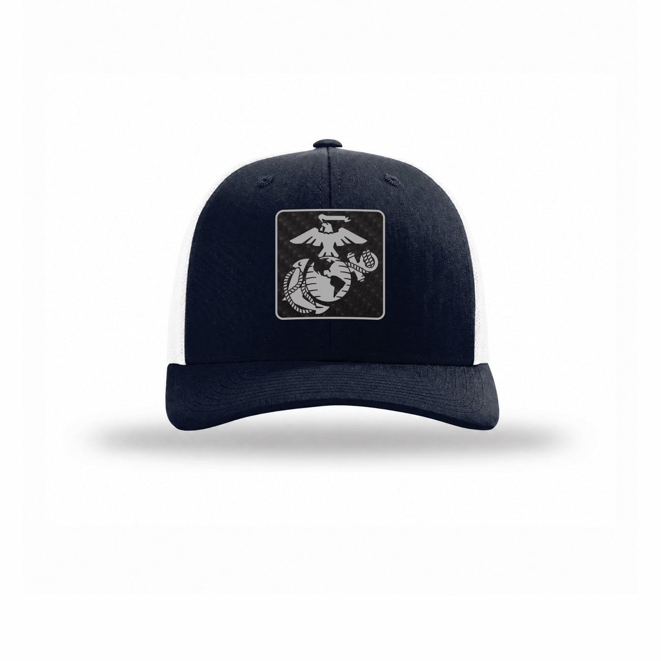 EGA Square Carbon Fiber Patch Structured Trucker