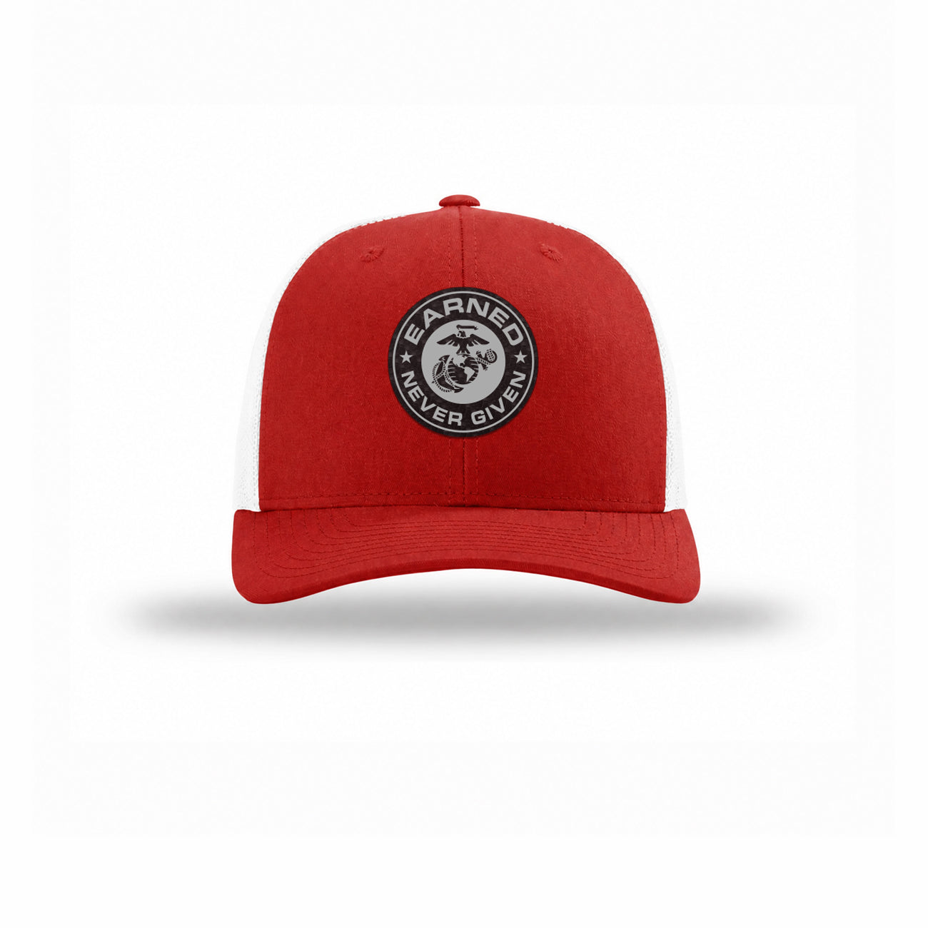 Earned Never Given Carbon Fiber Patch Structured Trucker