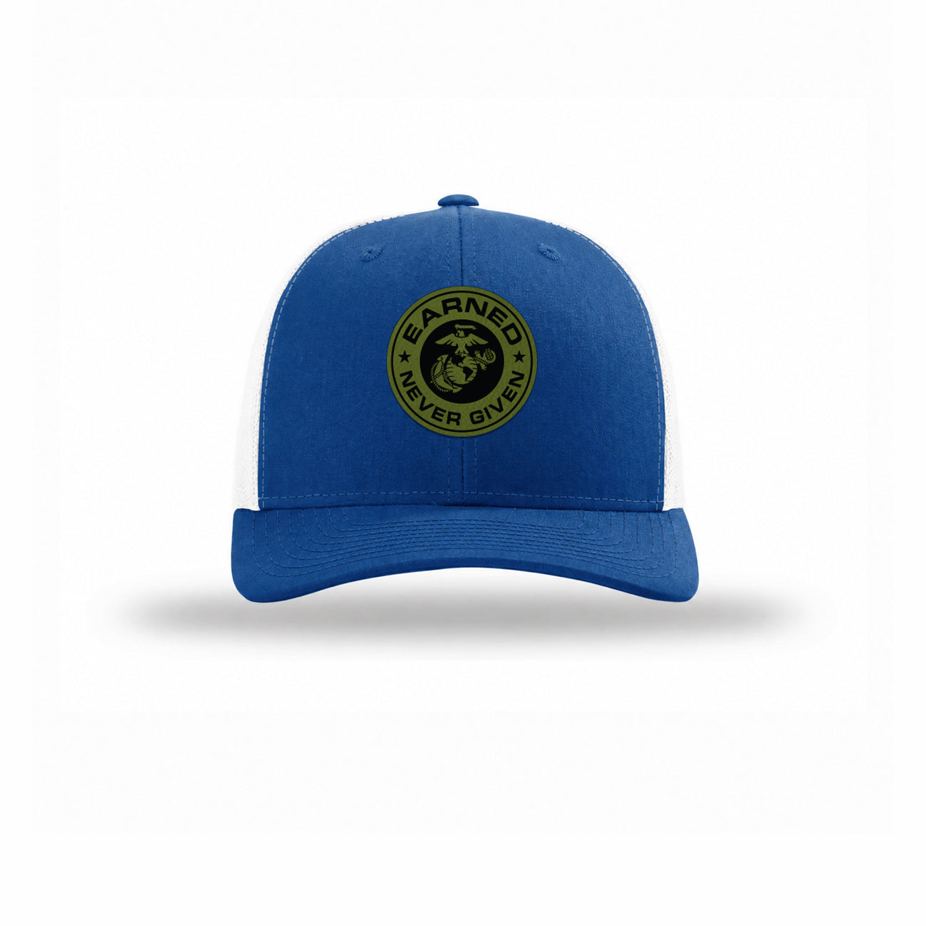 Earned Never Given OD Green Patch Structured Trucker