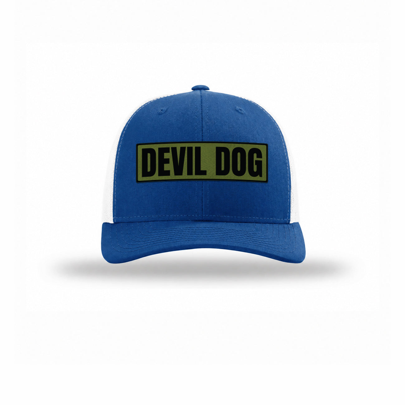 Devil Dog OD Green Patch Structured Trucker