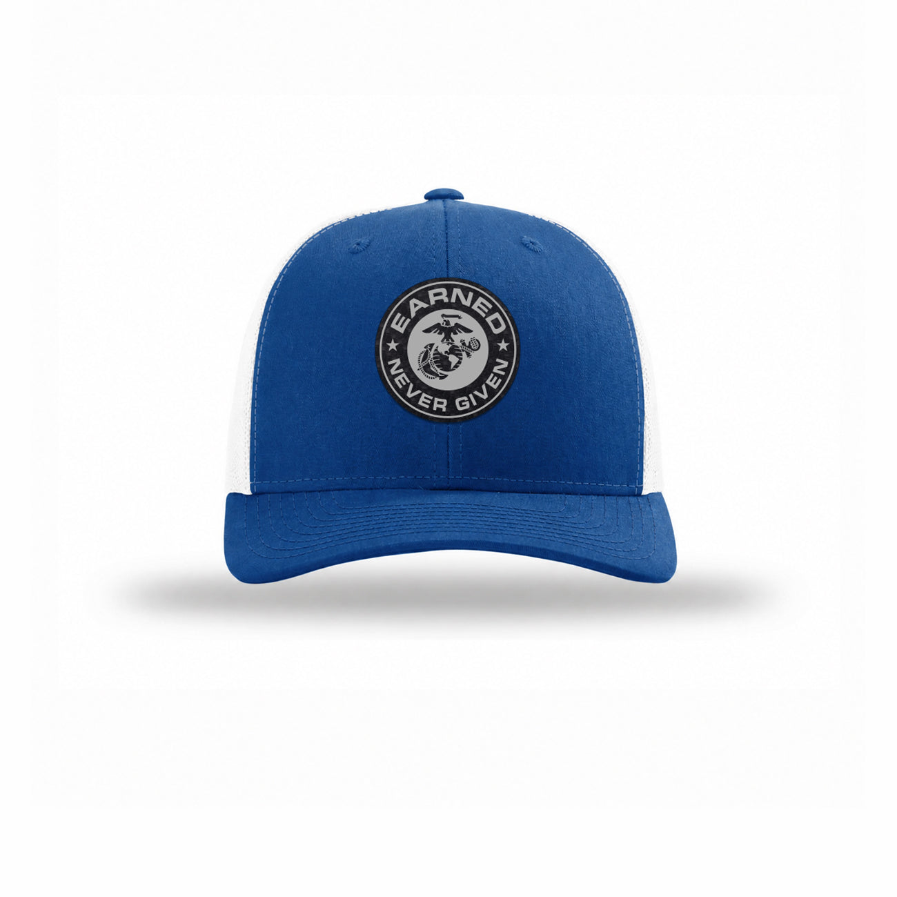 Earned Never Given Carbon Fiber Patch Structured Trucker