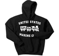Kids White TFT Train Hoodie