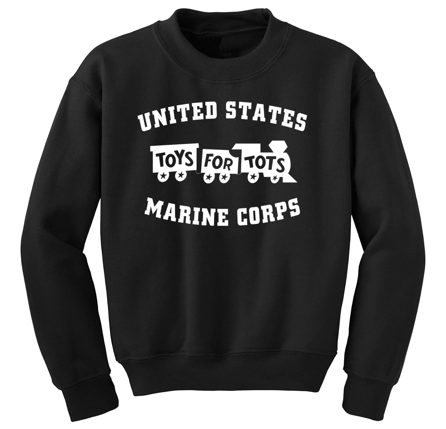 Kids White TFT Train Sweatshirt
