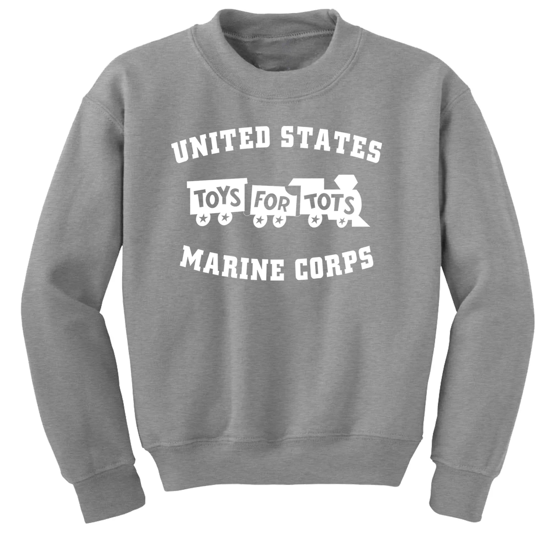 Kids White TFT Train Sweatshirt