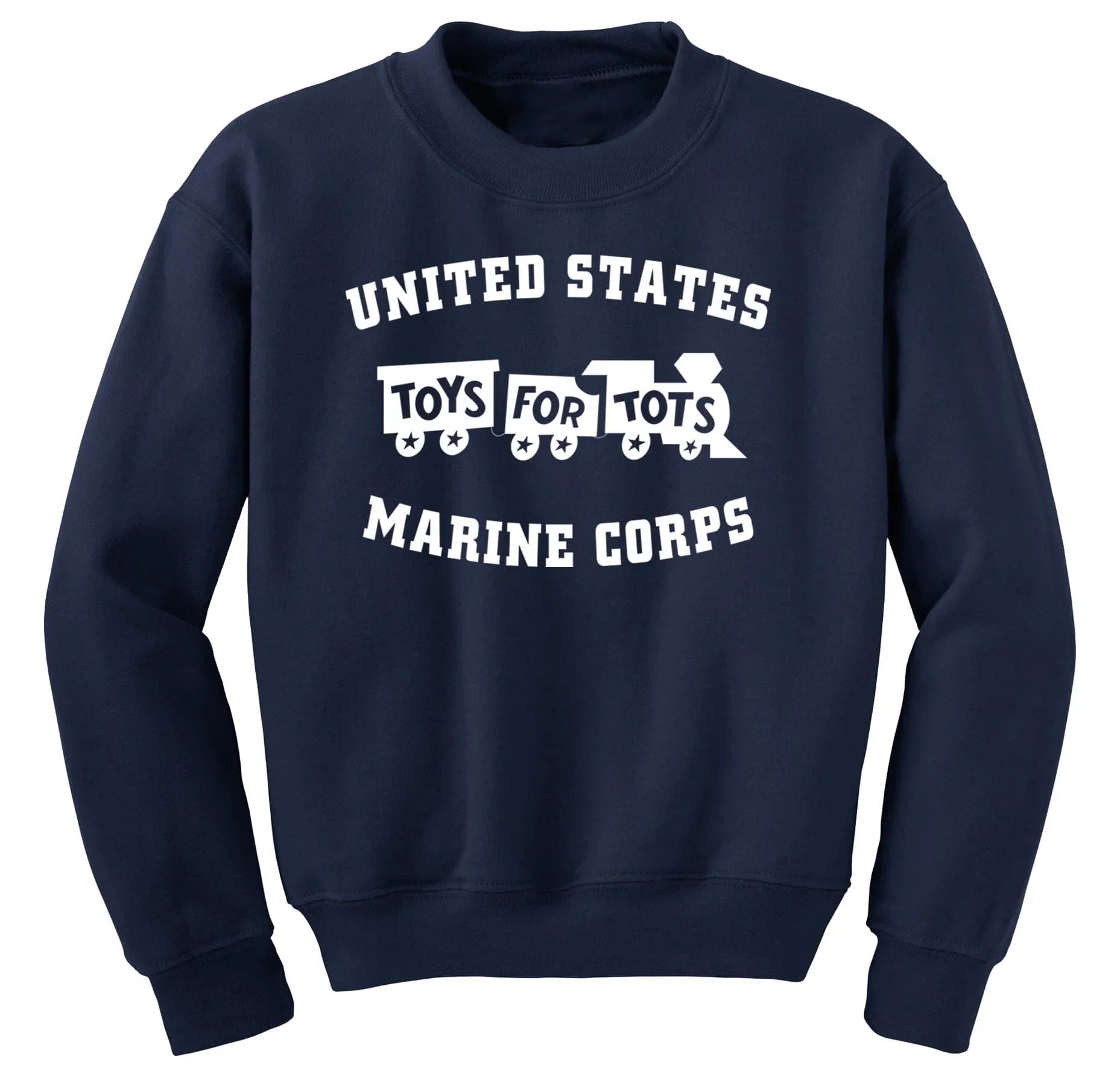 Kids White TFT Train Sweatshirt