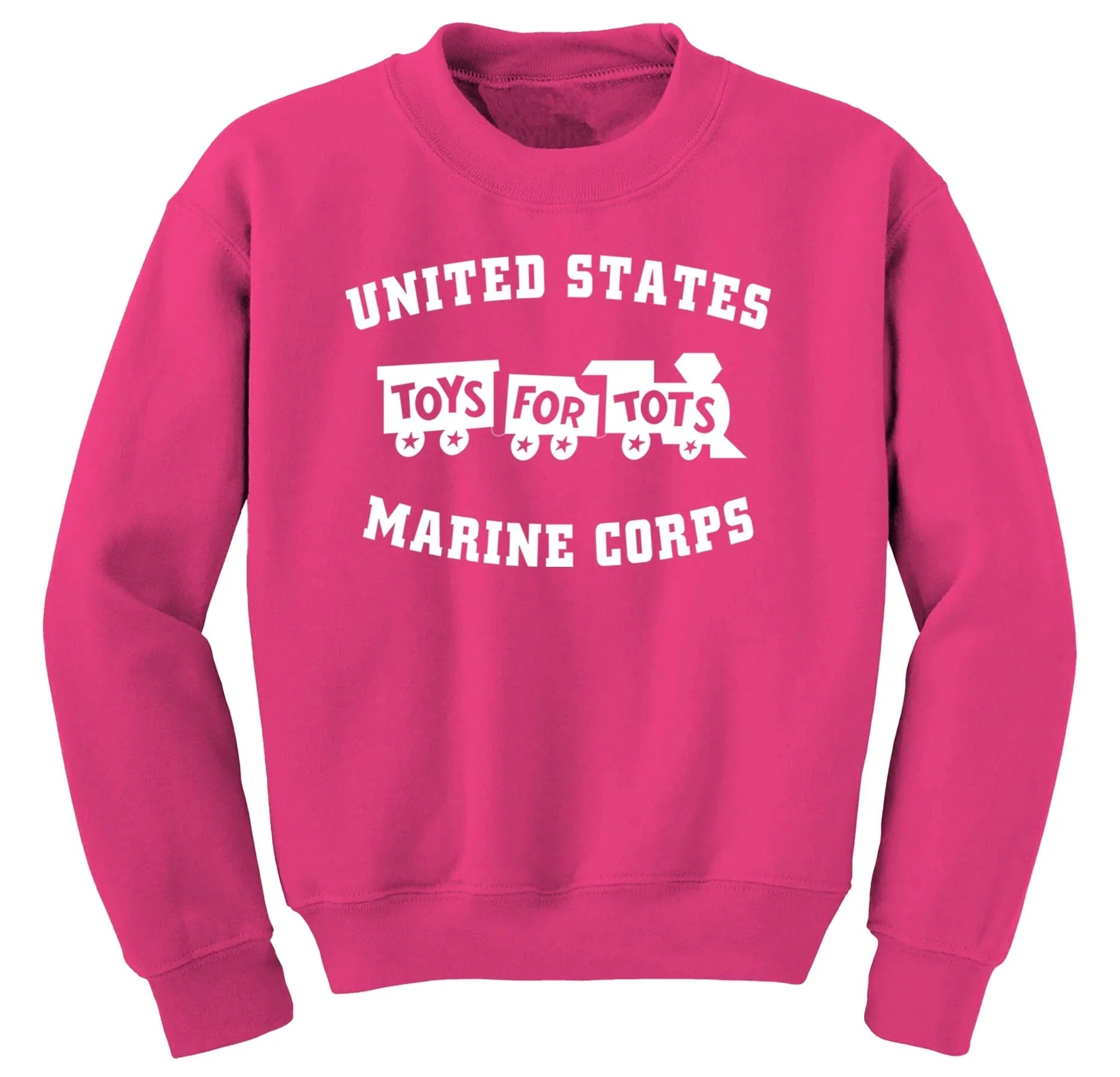 Kids White TFT Train Sweatshirt