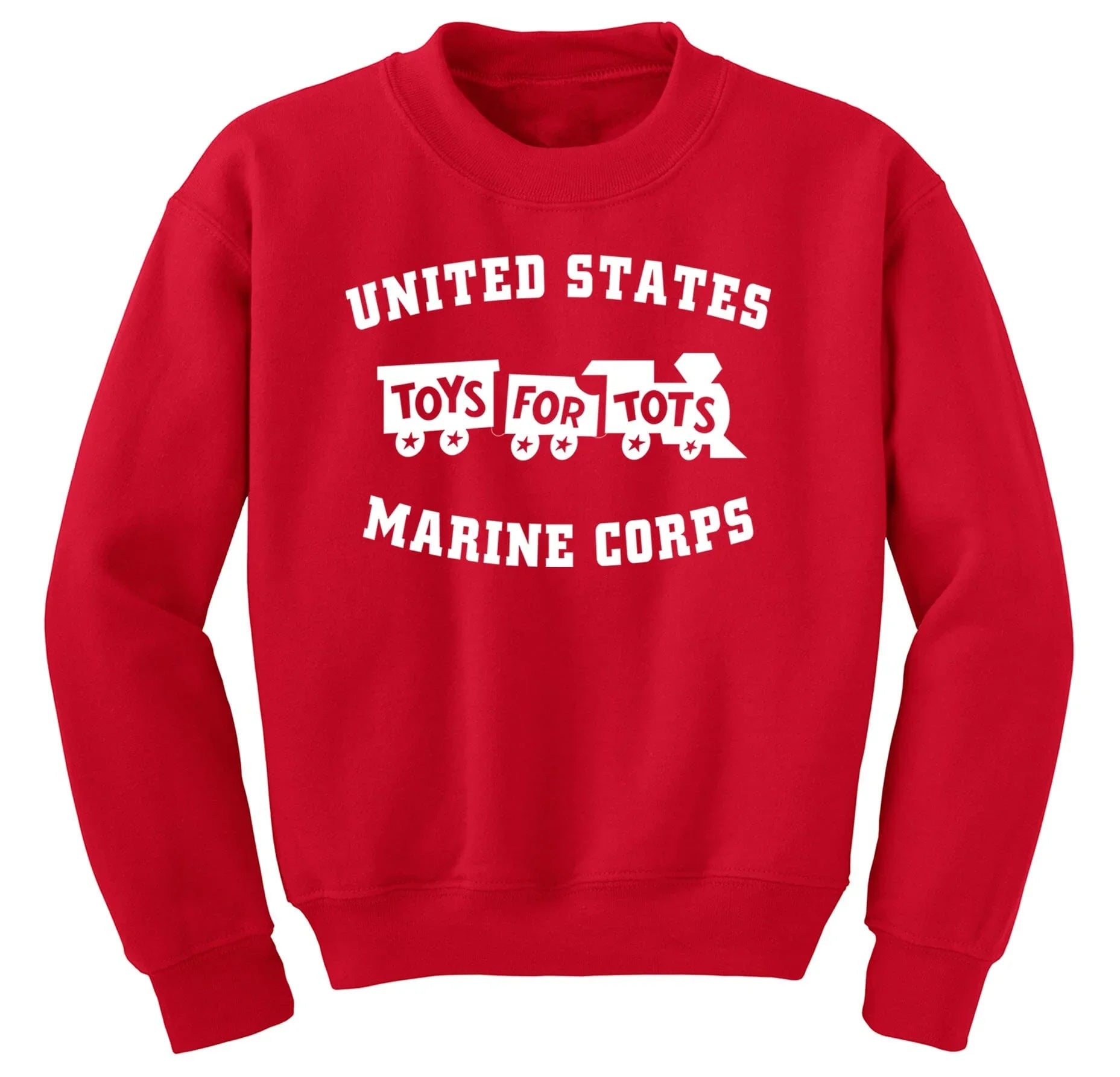Kids White TFT Train Sweatshirt