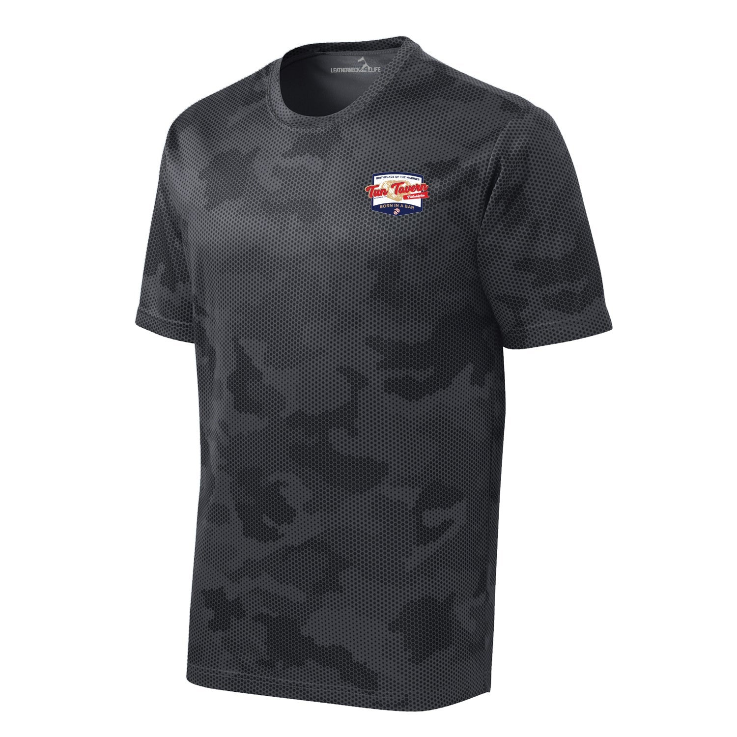 Camohex Tun Tavern Cask Left Chest Performance T-Shirt