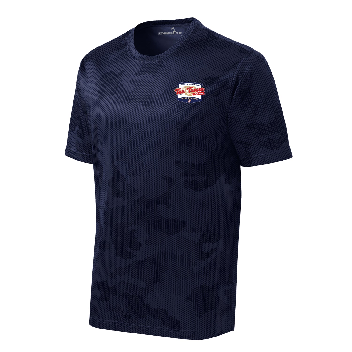 Camohex Tun Tavern Cask Left Chest Performance T-Shirt