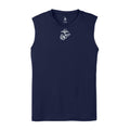 Eagle Globe & Anchor- Silver Logo Sleeveless Performance Shirt