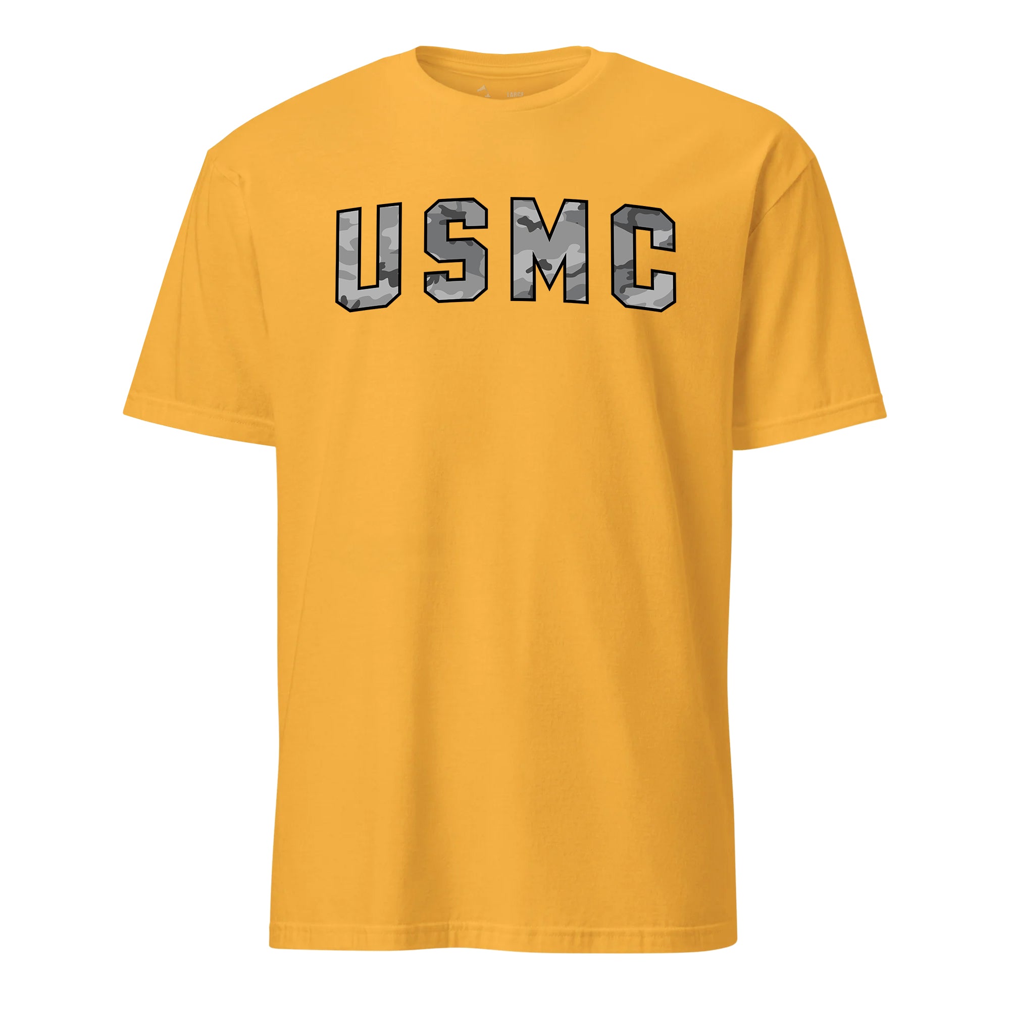 USMC Arch Blackout Woodland Camo T-Shirt