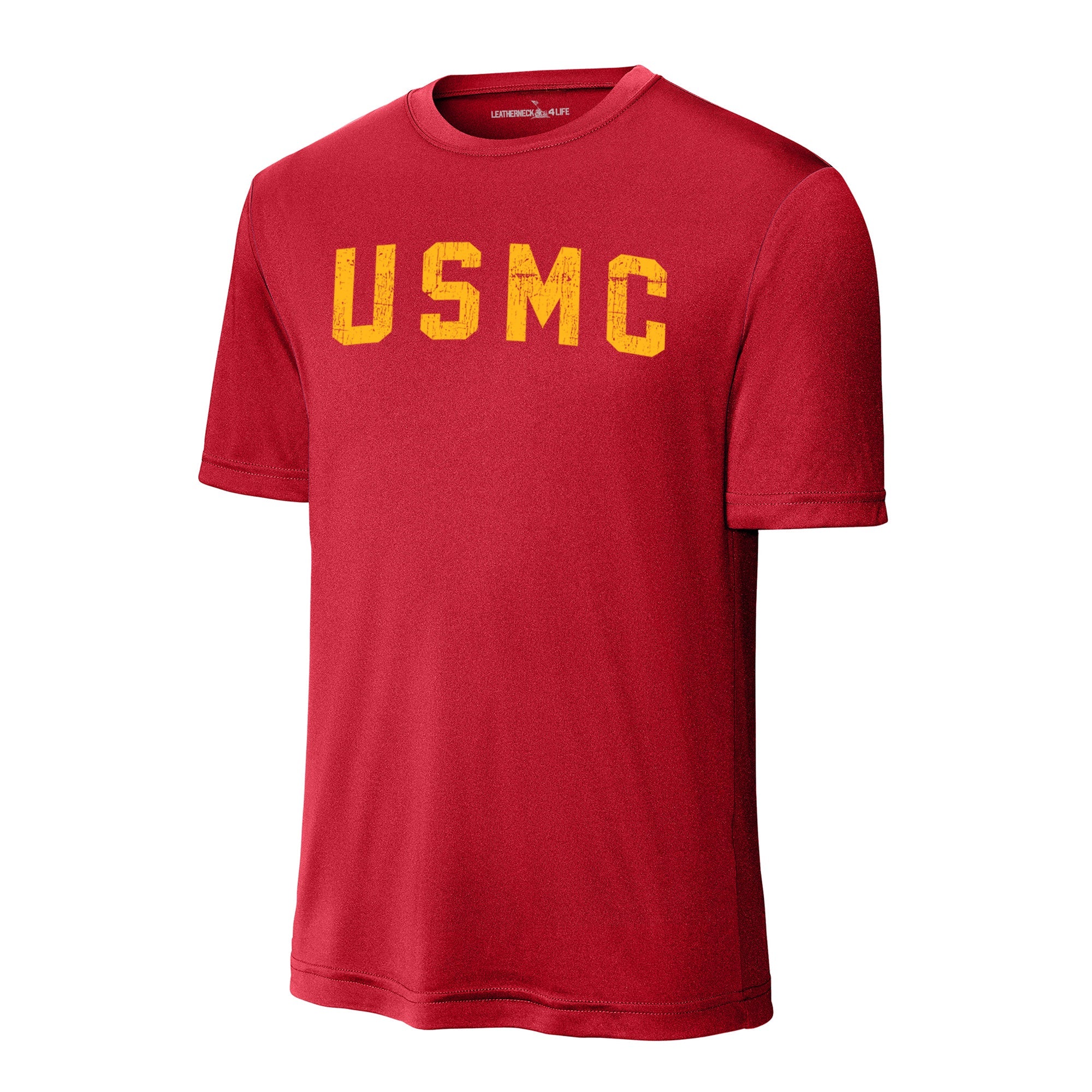 USMC Arch Gold Performance T-Shirt