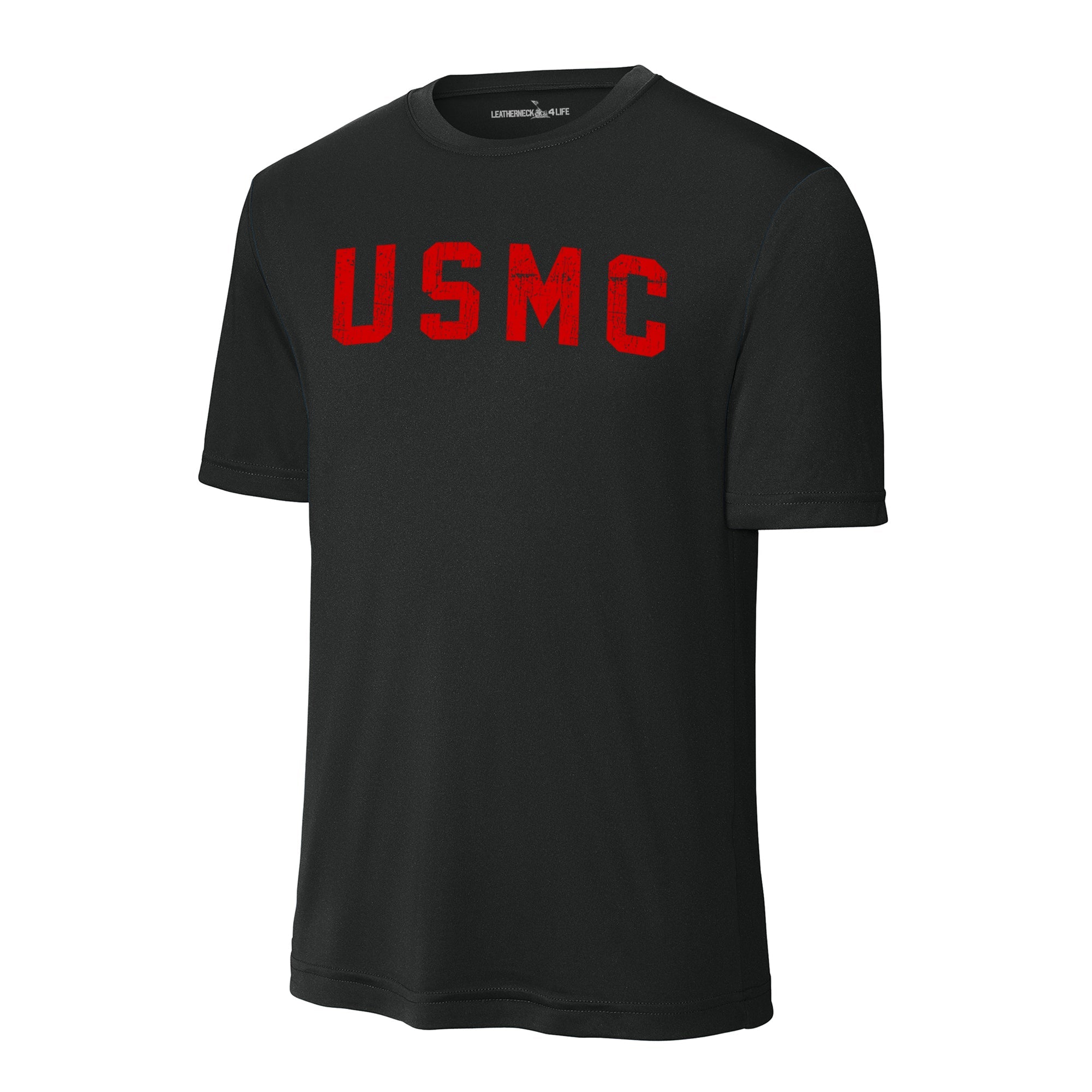 USMC Arch Red Performance T-Shirt