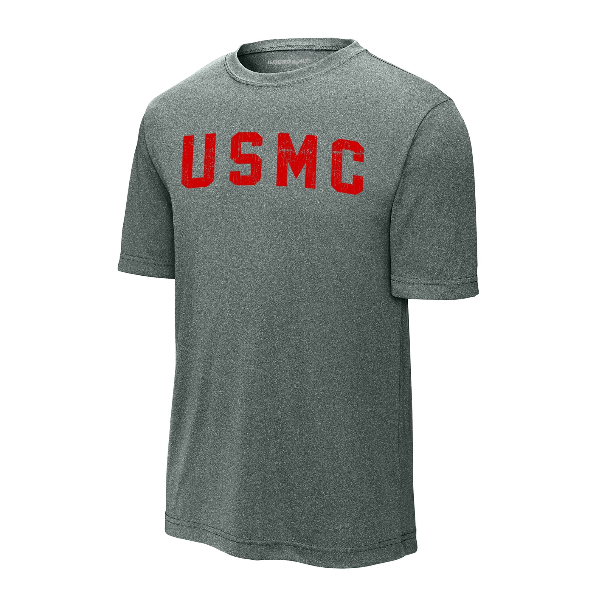 USMC Arch Red Performance T-Shirt