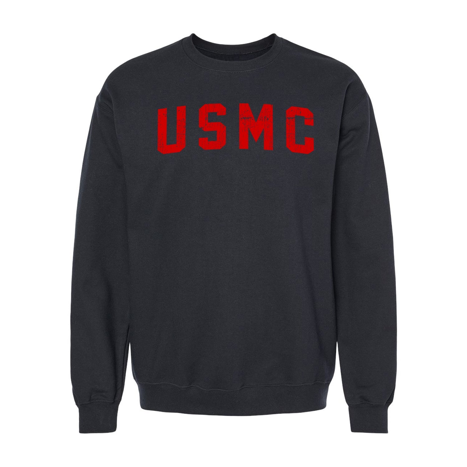 USMC Red Arch Crewneck Sweatshirt