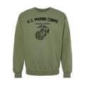WWII USMC Vintage Training Crewneck Sweatshirt