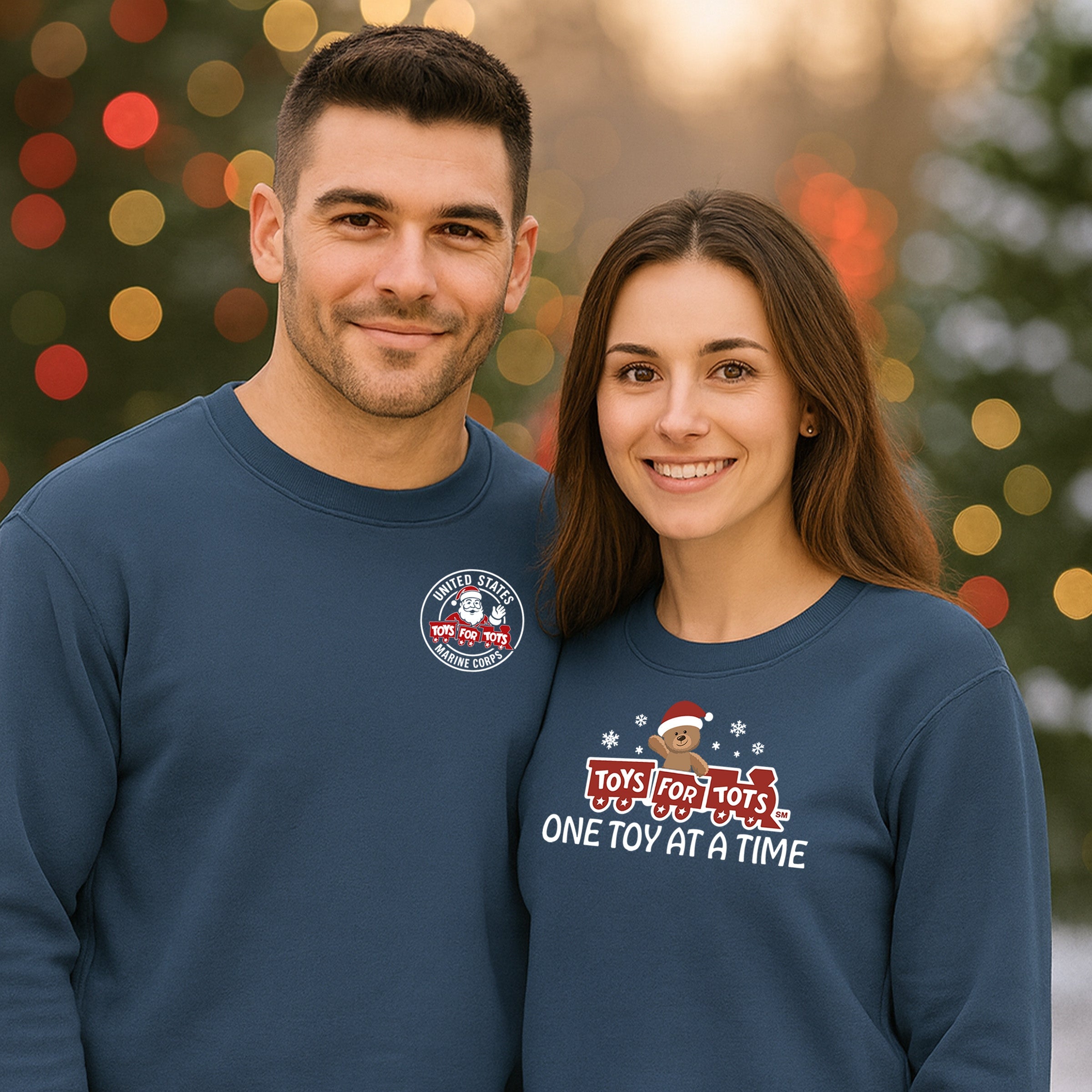 LIMITED EDITION ARCTIC BLUE SANTA SWEATSHIRT