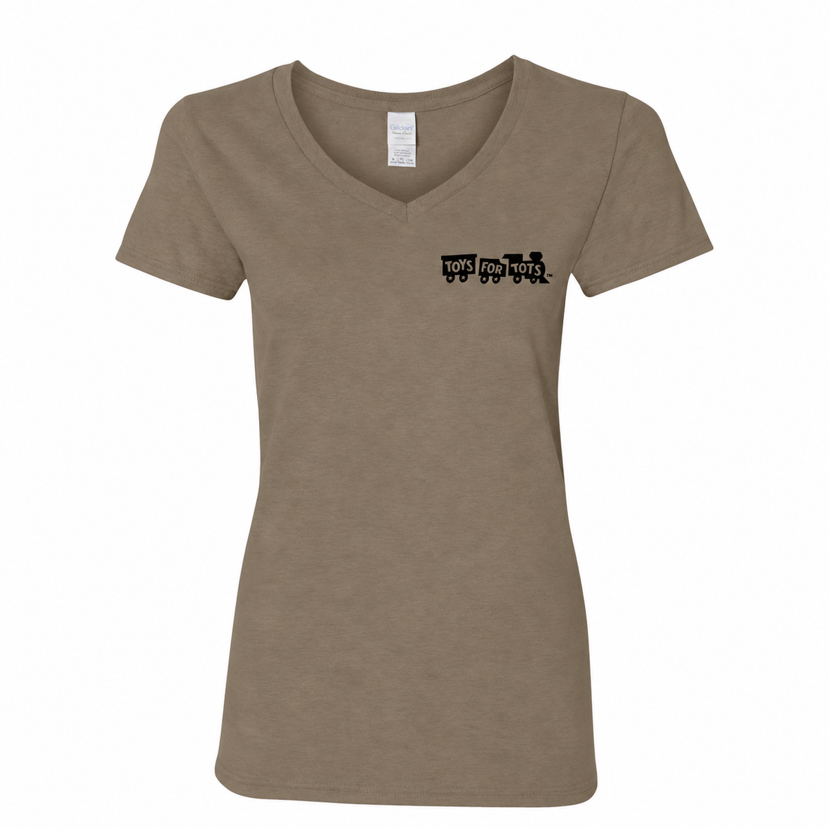 Black TFT Chest Seal Women's V-Neck