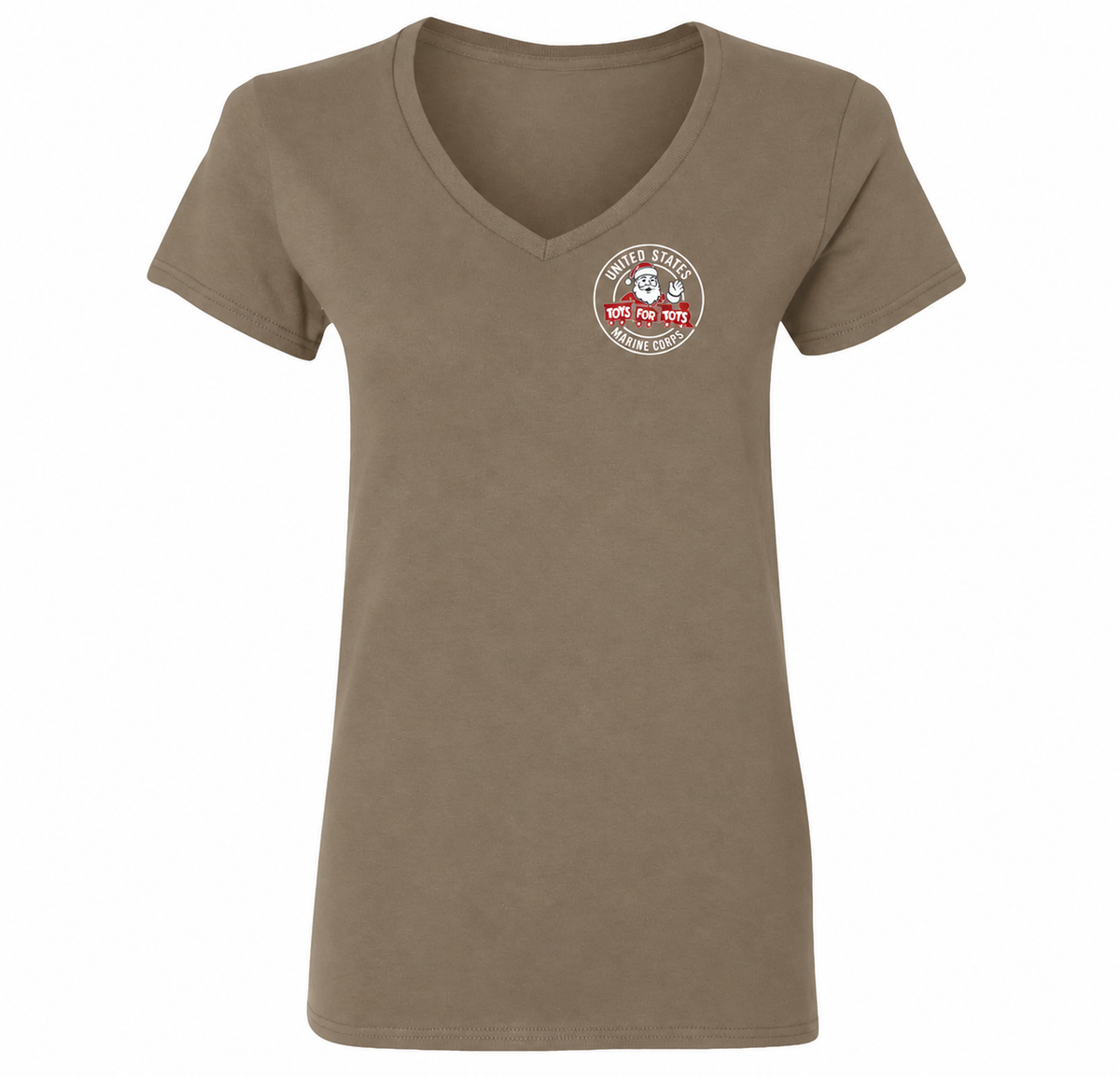 Circle Santa TFT Chest Seal Women's V-Neck
