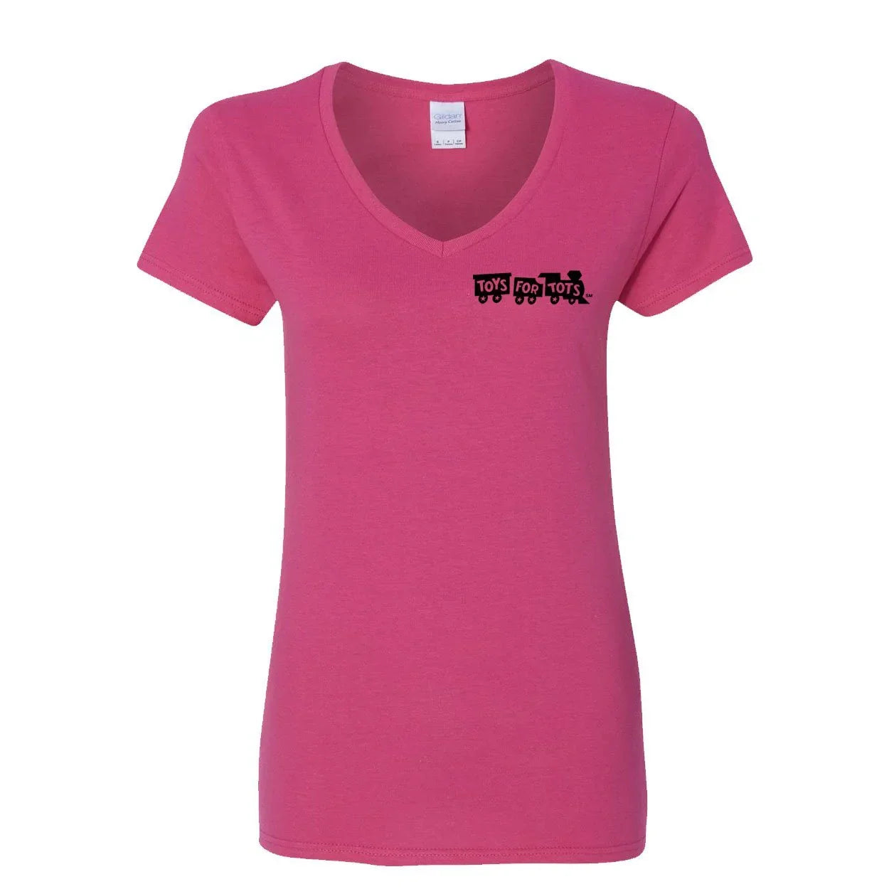Black TFT Chest Seal Women's V-Neck