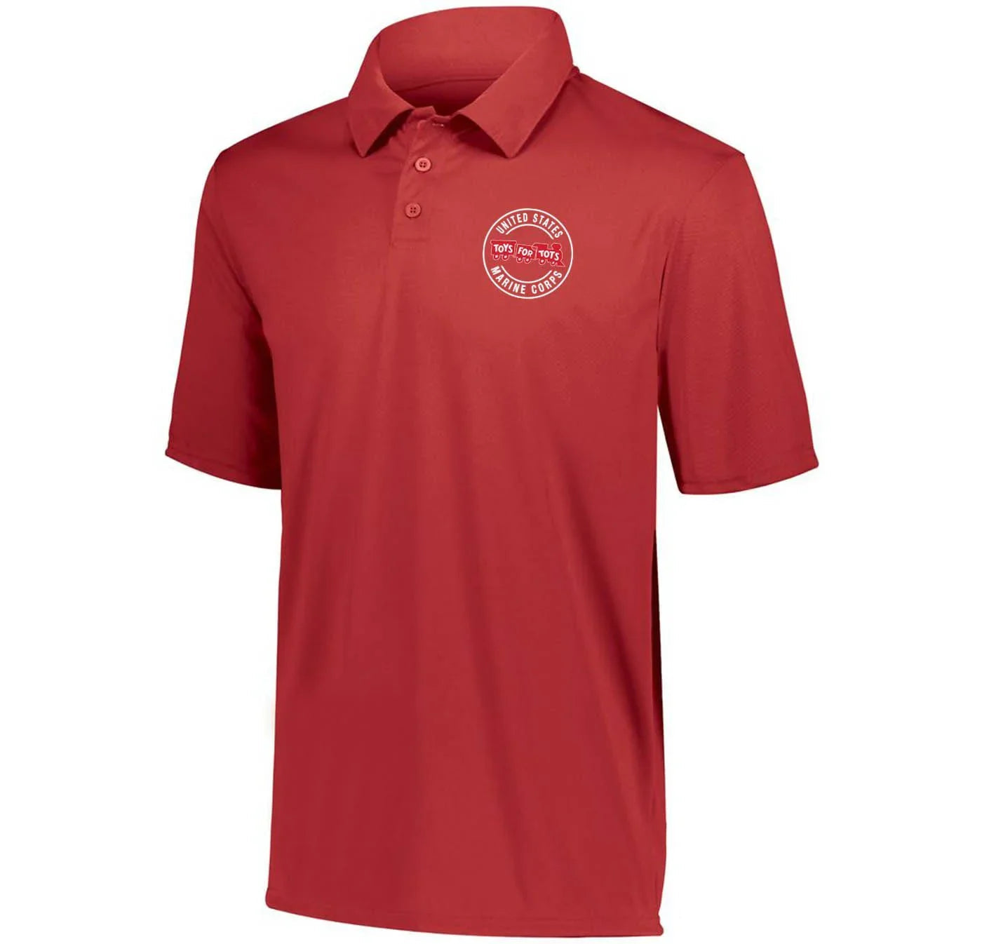 Circle TFT Chest Seal Screen-Printed Dri-Fit Performance Polo